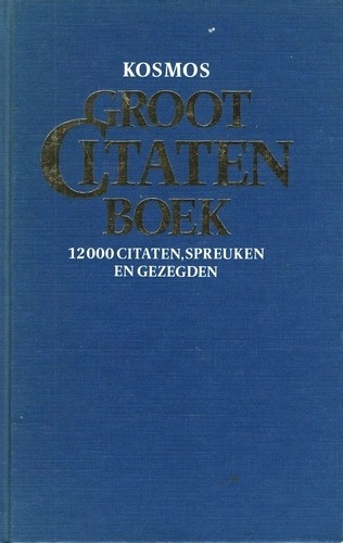 Kosmos groot citatenboek, Bart de Graaff 